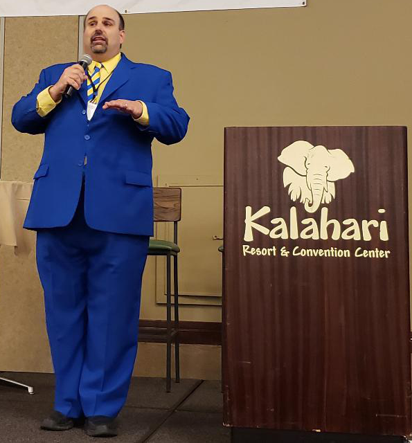 Don Wadewitz at Kalahari for conference talk
